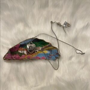 Brighton Silver Illumina Heart Locket Necklace